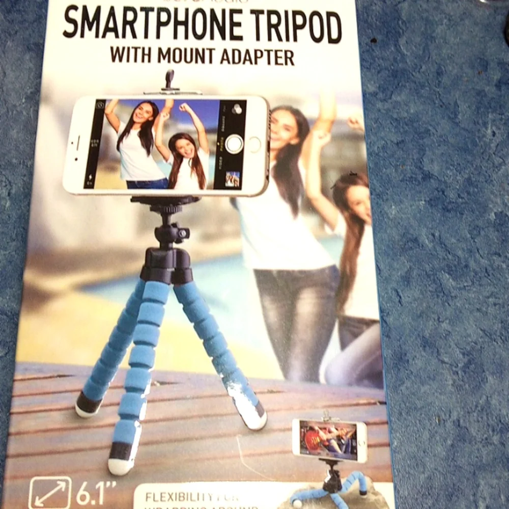 Smart phone tripod with mount adapter